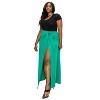 L I V D Women's Scuba Wrap Maxi Skirt - 2 of 3