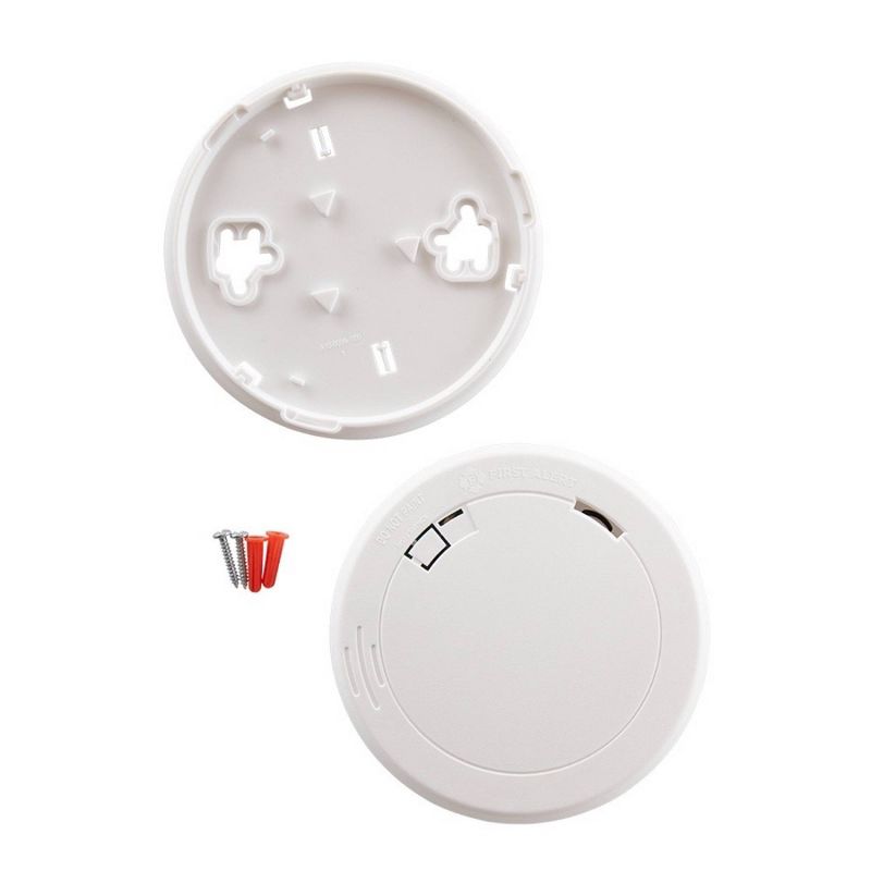 First Alert PR710 10-Year Battery Powered Slim Smoke Detector with Photoelectric Sensor, 6 of 8