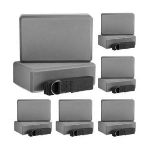 Toyzone World Gray Yoga Blocks With Ring Strap - 1 of 3