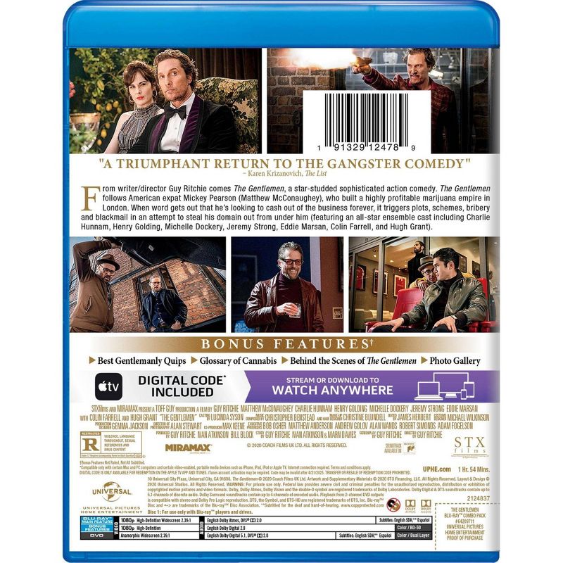 The Gentlemen (Blu-ray + DVD + Digital), 2 of 3