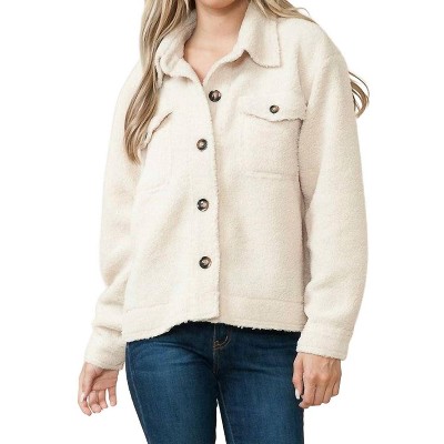 Women's Teddy Faux faux-shearling Jacket - Reborn J