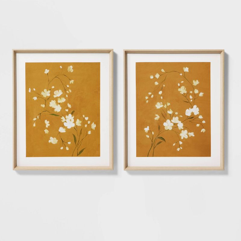 (Set of 2) 20&#34; x 24&#34; Floral Spring Framed Wall Art - Threshold&#8482; designed with Studio McGee, 1 of 5