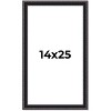 PosterPalooza | Antique Red Picture Frame - UV Acrylic, Foam Board Backing, Hanging Hardware - 2 of 4