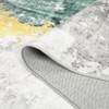 8x10 Large Modern Abstract Area Rug, Machine Washable Non Slip Rug Low Pile Thin Floor Carpet for Living Room, Bedroom, Dining Room, Yellow-green - 3 of 4