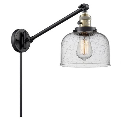Bell - 1 Light Swing Arm Wall Sconce In Industrial Style-25 Inches Tall and 8 Inches Wide