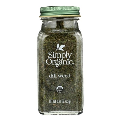 Simply Organic - Dill Weed - Organic - .81 Oz : Target
