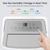 Waykar ENERGY STAR 80-150 Pints Quiet Dehumidifier - 3 Modes, Auto-Swing, Humidity Progress Bar,Off-White - 4 of 4