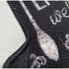 Home Mart Goods Black Washable Kitchen Runner Mat With Non-Slip Backing - 20"x55" - 4 of 4