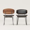 Gaoyangjiaju 20.47 Inch Leather Dining Chair with Metal Frame and High-Density Foam - 3 of 4