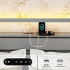 Kumasinova Queen Bed Frame with Headboard,Platform Metal Bed Frame Queen Size with USB Charging,Queen Size Bed Frame with LED Lights,Antique Silver - 3 of 4