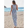 LASCANA Women's Paisley Print Maxi Dress Paisley - image 3 of 4