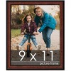 PosterPalooza | Photo Size Decor Brown Picture Frame - UV Acrylic, Foam Board Backing, Hanging Hardware - 2 of 4