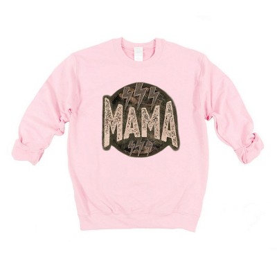 Simply Sage Market Women's Graphic Sweatshirt Boho Mama Lightning Bolts