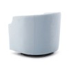 Polyester Swivel Glider Barrel Chair with Seamless Swivel, Compact Size, and Soft Polyester Upholstery - 4 of 4