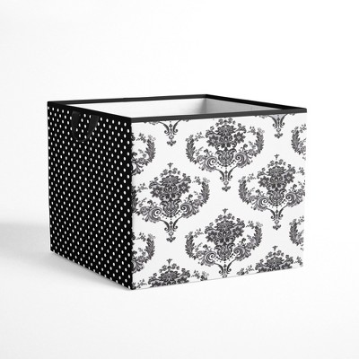 Bacati - Classic Damask white/black Storage Box Large