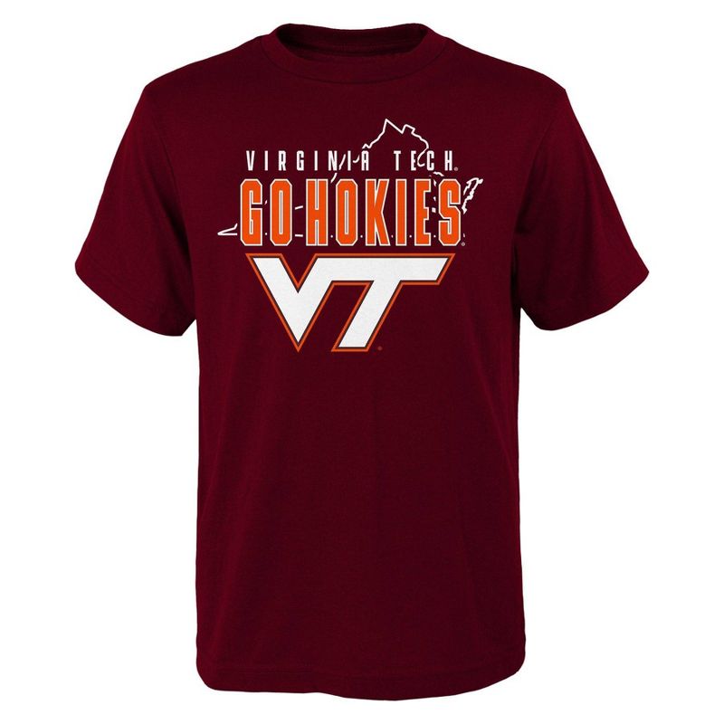 NCAA Virginia Tech Hokies Boys&#39; Core T-Shirt, 1 of 2