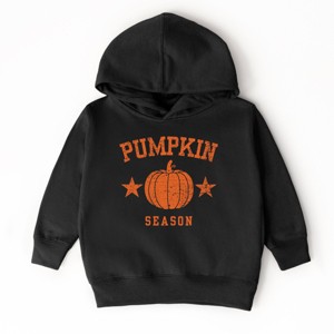 Pumpkin Season Star Distressed - Toddler Hoodie - 1 of 3