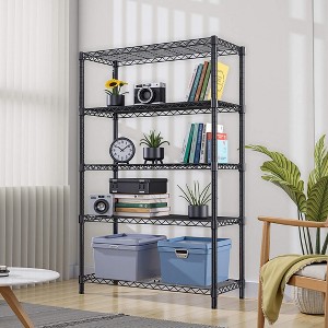 ORRD 1750LBS 5-Tier Steel Storage Shelving 17.7"D x 47.2"W x 72.3"H | Heavy-Duty for Home/Kitchen/Garage/Office - 1 of 4