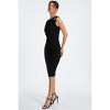QUIZ Women's ITY Gold Buckle Detail Midi - 3 of 4