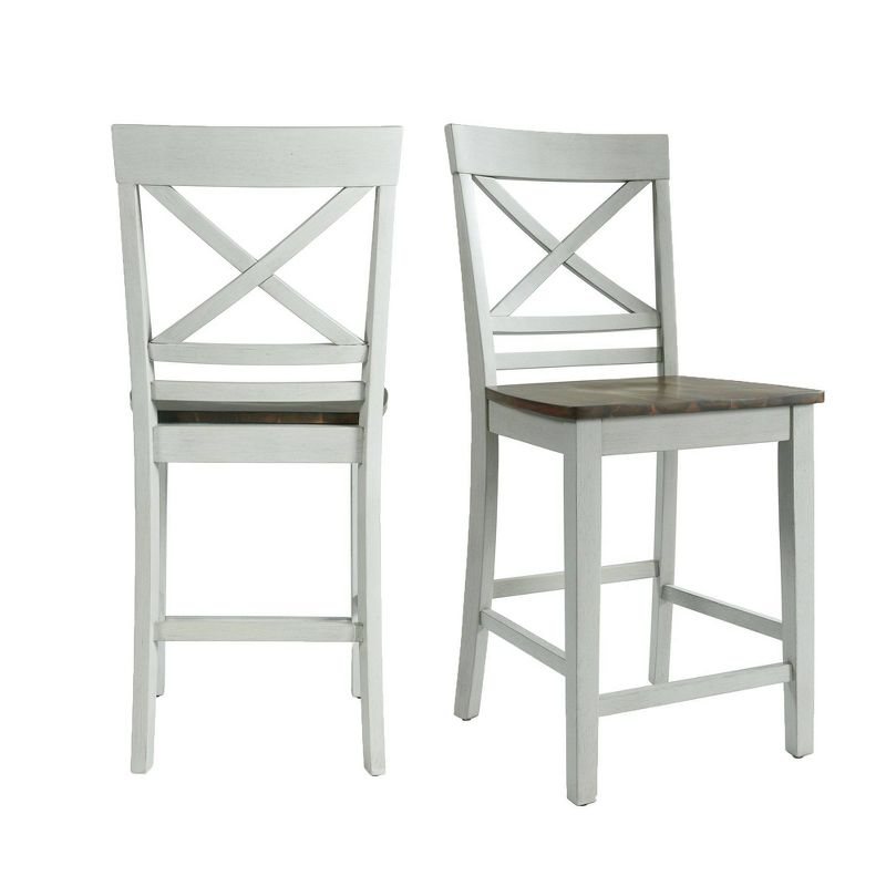 Bedford Counter Height Side Chair Set Natural/Cream - Picket House Furnishings, 3 of 15