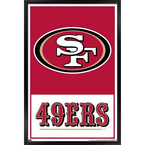 San Francisco 49ers Logo on White Background Editorial Image