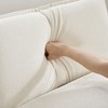 Karl Home|120 in. Wide Modern L - shaped Beige Chenille Sofa for Cozy Living Room Spaces - 4 of 4