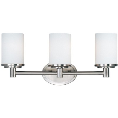 Maxim Lighting Cylinder 3 - Light Vanity in  Satin Nickel