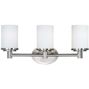 Maxim Lighting Cylinder 3 - Light Vanity in  Satin Nickel - 1 of 1