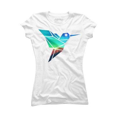 Junior's Design By Humans Nature Sparrow By clingcling T-Shirt