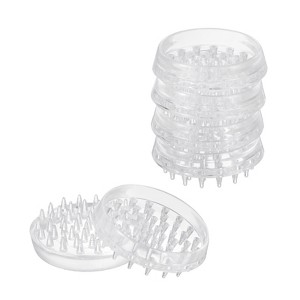 Unique Bargains Plastic Wear Resistant Clear Spiked Furniture Carpet Protectors - 1 of 4