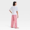 Girls' Short Sleeve Graphic T-Shirt and Pants Pajama Set - art class™ - 2 of 4