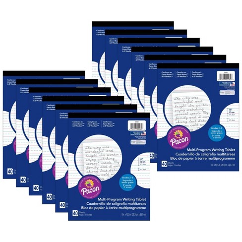12pk Grades 2-3 Multi-Program Writing Tablet - Pacon