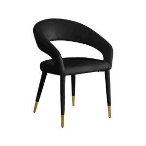 Meridian Furniture,Destiny Velvet Dining Chair - 1 of 4