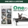 FXW TitanNest Cooling Chew-Proof Elevated Dog Bed, Washable Raised Cot for Indoor/Outdoor/Camping Use, Waterproof & Durable Pet Bed - 3 of 4