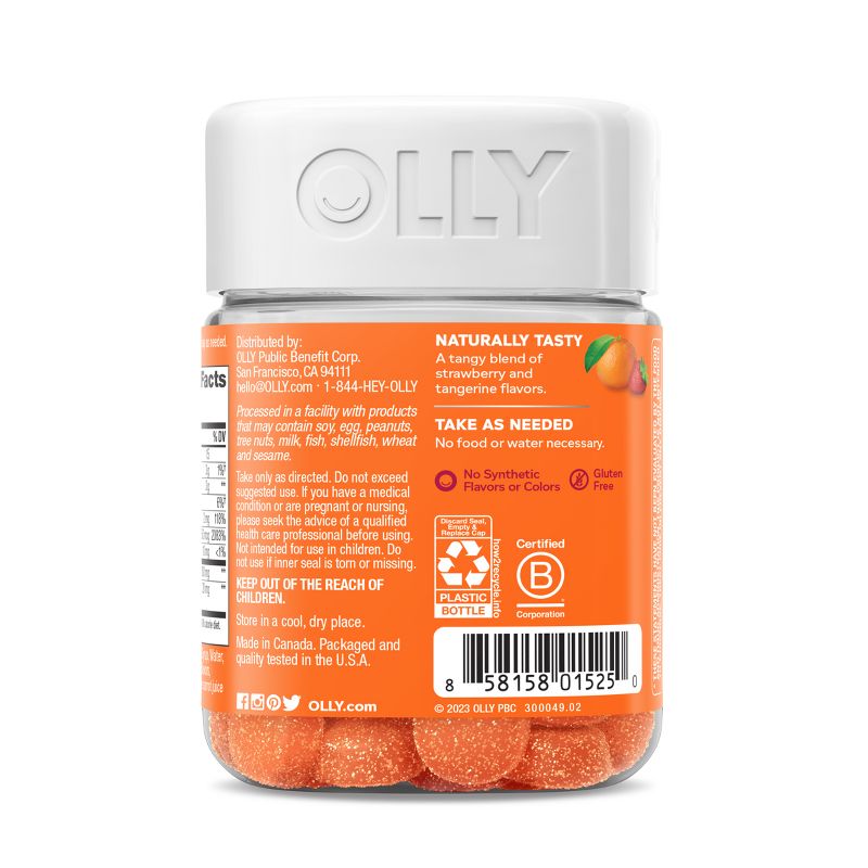 OLLY Laser Focus Gummies - Berry Tangy Tangerine - 36ct, 6 of 14