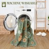 Lahome Machine Washable Back to College Series Floral Plant Floor Mat-Natural Bio-Printed Soft Rug for Living Room, School, Bedroom, or Entryway - 3 of 4