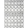 Caimari Moroccan Diamond Shag Area Rug  - JONATHAN Y - 2 of 4