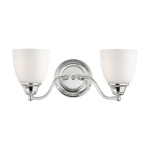 Livex Lighting Somerville 2 - Light Vanity in  Polished Chrome - 1 of 1