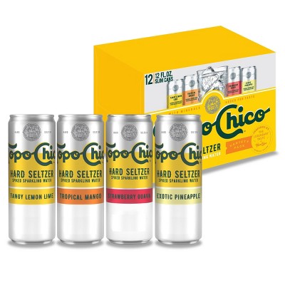 Topo Chico Hard Seltzer Variety Pack - 12pk/12 fl oz Slim Cans