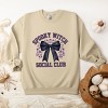 Simply Sage Market Coquette Spooky Witch Social Club Sweatshirt - M - Dust - 3 of 4