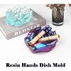 JDICTION Hand Shape Resin Mold - Silicone Tray for Epoxy Casting, DIY Jewelry Storage, Candle Holder, Succulent Pot, Home Decor Craft Gift - 4 of 4