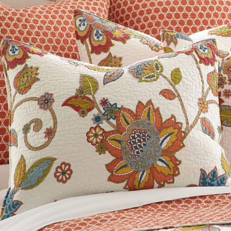 Clementine Quilt and Pillow Sham Set - Levtex Home, 3 of 6