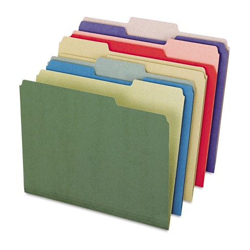 Pendaflex Earthwise Recycled File Folders 1/3 Top Tab Letter Assorted Colors 50/Box 04350 - image 1 of 2