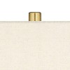 360 Lighting Corona 25 1/2" High Coastal Modern Table Lamps Set of 2 Woven Reed Off-White Shade Living Room Bedroom Bedside (Colors May Vary) - 3 of 4