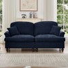 GDFStudio Arthur Modern Chenille Upholstered Sectional Sofas with Removable Ruffles Pleats Skirts and Spindle Legs - 2 of 4