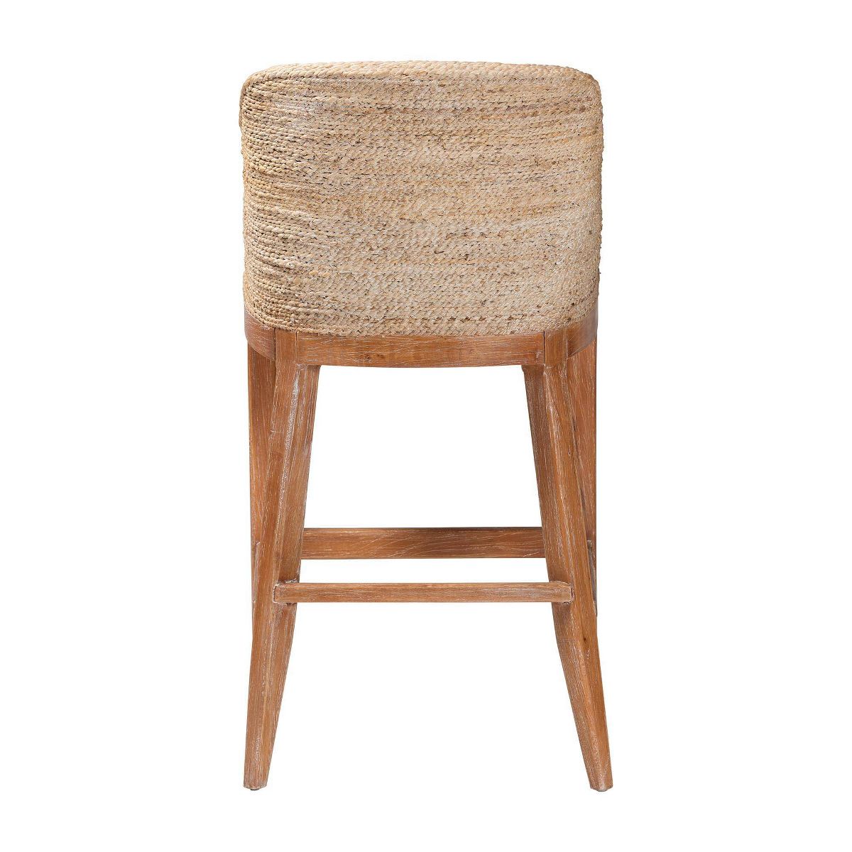 bali & pari Jasper Seagrass Bar Stool White Wash - thumbnail 2