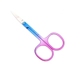 Unique Bargains Women 2.0A Scissors Eyebrow Trimmer Scissors 1 Pc - 1 of 3