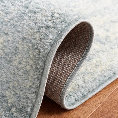 Adirondack Slate and Ivory Round Synthetic Area Rug