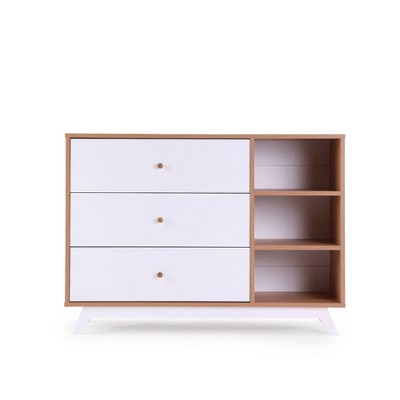 Teen Central Park 3 Drawer Dressers with Shelves - dadada baby