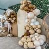 PartyWoo Balloons Brown Coffee Boho Neutral 12 Inch 50 pcs - 4 of 4